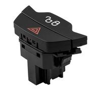 Laroal Reemplazo del interruptor de luz de advertencia del automóvil Botón de bloqueo y desbloqueo del interruptor de luz de emergencia de peligro Números de pieza de repuesto 1519127 1767567