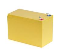 Laroal Soporte para batería 18650 de 12 V, 40 A, 3S, de Iones de Litio, para Bricolaje, para batería Powerwall 18650, con Abrazadera de Punto (Caja Amarilla, Tira de níquel y BMS)
