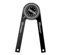 Laroal Transportador de ángulos de Aluminio de 7 Pulgadas y 360 Grados para Sierra ingletadora, medidor Digital para carpintería, fontanería y construcción.