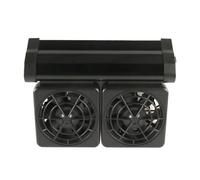 Laroal Ventilador de enfriamiento para Acuario con Velocidad Ajustable para acuarios de Agua Salada y Dulce (2 Cabezales)