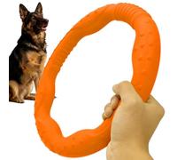 LaRoo perro Frisbee juguete flotante, discos voladores de fitness al aire libre, entrenamiento interactivo para remolcar y morder juguetes duraderos para perros grandes y pequeños.