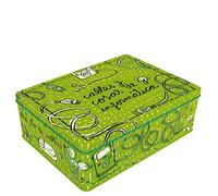 Laroom Caja metálica, Metal, Verde