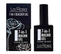 LaRosa 7-en-1 BUILDER GEL in a bottle - Gel Constructor Uñas en botella 15ml- CLEAR GLASS