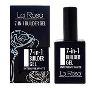 LaRosa 7-en-1 BUILDER GEL in a bottle - Gel Constructor Uñas en botella 15ml - INTENSIVE WHITE