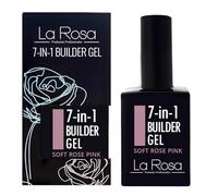 LaRosa 7-en-1 BUILDER GEL in a bottle - Gel Constructor Uñas en botella 15ml- SOFT ROSE PINK