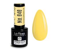 LaRosa Esmalte Semipermanente UV/LED, Amarillo, 9 ml (Nº 040)
