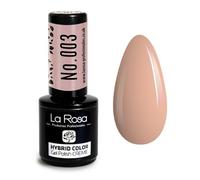 LaRosa Esmalte Semipermanente UV/LED, Beige claro, 9 ml (Nº 003)