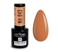 LaRosa Esmalte Semipermanente UV/LED, Beige oscuro, 9 ml (Nº 043)