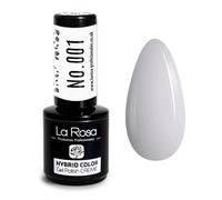 LaRosa Esmalte Semipermanente UV/LED, Blanco, 9 ml (Nº 001)