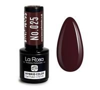 LaRosa Esmalte Semipermanente UV/LED, Burdeos oscuro, 9 ml (Nº 025)