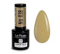 LaRosa Esmalte Semipermanente UV/LED, Dorado, 9 ml (Nº 038)