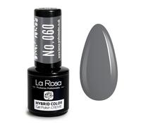 LaRosa Esmalte Semipermanente UV/LED, Gris oscuro, 9 ml (Nº 060)