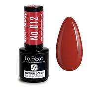 LaRosa Esmalte Semipermanente UV/LED, Rojo intenso, 9 ml (Nº 012)