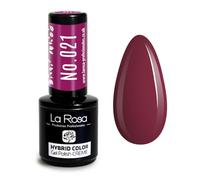 LaRosa Esmalte Semipermanente UV/LED, Rojo oscuro, 9 ml (Nº 021)