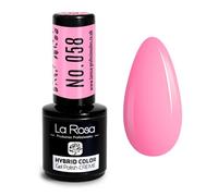 LaRosa Esmalte Semipermanente UV/LED, Rosa bebé, 9 ml (Nº 058)