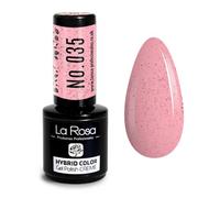 LaRosa Esmalte Semipermanente UV/LED, Rosa bebé arena, 9 ml (Nº 035)
