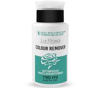LaRosa Quitaesmalte para uñas SIN ACETONA 190 ml en botella con dispensador/bomba: para retirar los esmaltes convencionales de uñas naturales, de uñas de gel, de uñas acrílicas, uñas fibra de vidrio