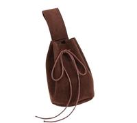 LARP - Riñonera medieval estilo vintage, accesorios de disfraz renacentista para mujeres y hombres, bolsa de dados, Brown, Talla única, Mass Beauty