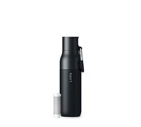 LARQ Botella con filtro Flip Top 500ml - Acero inoxidable aislado, Termica, Sorbete de baja presión, Filtros Nano Zero de larga duración, Libre de BPA, Obsidian Black