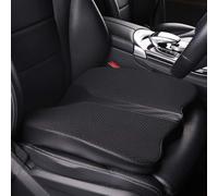 LARROUS Cojín de Asiento de Coche, cómodo cojín de Espuma viscoelástica para Asiento de Coche, coxis (Coccyx), Almohadilla de Alivio del Dolor, Cojines de Asiento de Coche para Conducir, cojín de