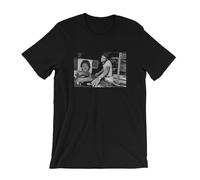Larry Levan in DJ Booth T-Shirt - NYC Downtown 80's Disco Paradise Garage Black S