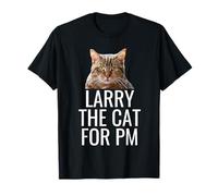 Larry The Cat For PM. Divertido gato Tabby para hombres, mujeres y adolescentes Camiseta