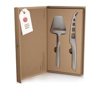 LARS NYSØM Juego de cuchillo y cortador de queso 2 pzs. Juego de cuchillo y cortador de queso de acero inoxidable (Stainless Steel)