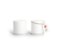 LARS NYSØM Juego de Salero y Pimentero | Salero y Pimentero de Acero Inoxidable con Moderno Diseño Minimalista, Fácil Recarga (Pure White)