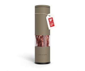 LARS NYSØM Molinillo de Chili con Cuchilla de Acero Inoxidable I Cortador de Chili Premium I Molinillo de Especias de Diseño (Taupe Brown)