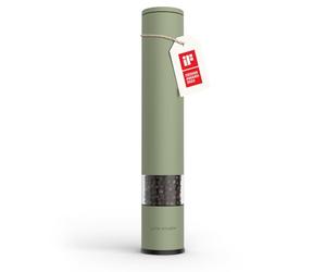 LARS NYSØM Molinillo de Sal y Pimienta Manual Grande (28,8cm) con Mecanismo de Cerámica Ajustable de Grueso a Fino I Molinillo de Especias de Diseño 1 Pieza (Sage Green)
