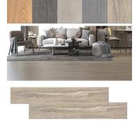LARS360 Suelo de PVC autoadhesivo, suelo de vinilo con aspecto de madera, 91,44 x 15,24 x 0,2 cm, 2,5 m², 18 unidades, laminado laminado para suelo laminado, resistente al agua, aislamiento acústico