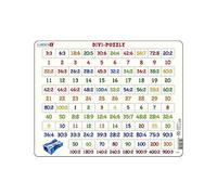 Larsen AR9 Rompecabezas matemático: División, edición en Neutral, Puzzle de Marco con 58 Piezas