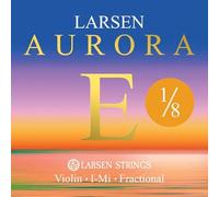Larsen Aurora 1/8 cuerdas para violín Mi 1/8 punta esférica desmontable Mediana