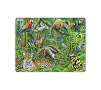Larsen FH10 La exuberante Selva Tropical sudamericana, Puzzle de Marco con 70 Piezas