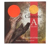 LARSEN STRINGS Cuerdas de violín II Cannone - Violín 4/4 - Soloist - Cuerda suelta A Warm & Broad, núcleo de nylon de fibra multifilamento, entrelazada con aluminio, tensión 6,10/13,42