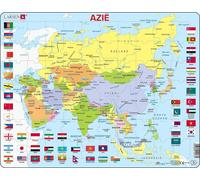 Larsen K44 Mappa Politica Asia, Edizione Olandese, Puzzle Inco (Importación USA)