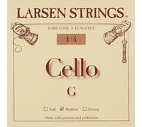 LARSEN STRINGS cello strings Original Fractional - small sizes G 1/4 Medium