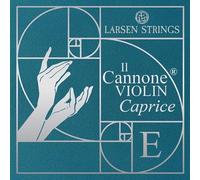 LARSEN STRINGS - Cuerdas para violín 4/4 - Il Cannone Silver - Cuerda individual E Caprice: acero cromado, bola/bucle, bola extraíble