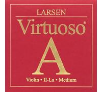 LARSEN STRINGS Cuerdas para violín Virtuoso A Cuerda individual de aluminio Nylon multifilamento medio - Tensión 5,5 kg / 12,1 lbs
