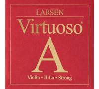 LARSEN STRINGS Cuerdas para violín Virtuoso A de aluminio, cuerda simple de nailon multifilamento, fuerte, tensión 6,1 kg / 13,4 lb