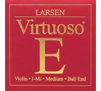 LARSEN STRINGS Cuerdas para Violín Virtuoso Baja Tensión Alto Volumen Respuesta Rápida Fácil de Jugar E con Bola Medio