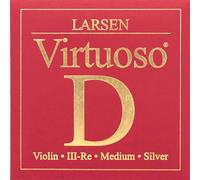 LARSEN STRINGS cuerdas para violín Virtuoso D plata, nylon multifilamento medio