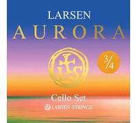 LARSEN STRINGS Cuerdas para violonchelo Aurora set 3/4 Medium