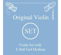 LARSEN STRINGS Violin - Cuerdas sintéticas (fibras sintéticas, juego con bola mediana)