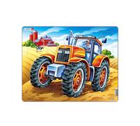 Larsen US4 Tractor Grande en un Campo de Granja, Puzzle de Marco con 37 Piezas