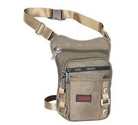 Larswon Bolsa para Pierna, para Muslo, táctica, riñonera, para Moto, Impermeable
