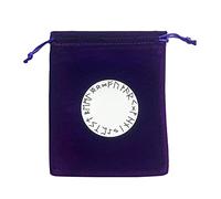 LARUISEE Bolsa de terciopelo con cordón de gran tamaño para tarjetas de tarot y oráculos, runas y joyas, bolsa de regalo de viaje de 12 x 15 cm, bolsa de almacenamiento de dados, a