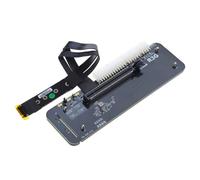 LARUISEE R43SG/R43SGTU Soporte externo para tarjeta gráfica M.2 M-key PCIe3.0x4 Soporte de tarjeta de expansión de cable 25 cm 50 cm R43sg Soporte para tarjeta gráfica