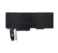 LARUISEE Teclado negro inglés para laptop con retroiluminación para LenovoThinkpad E15 S3Gen2 Series Laptop Us Layout Keyboard