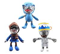 Laruokivi 3 piezas de juguetes de peluche de zombi y momia zombi empujador de huevos de imp & bandido, figuras de juego de 12 pulgadas